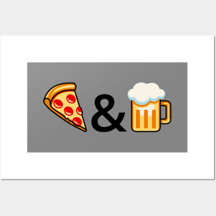 Pizza and Beer Posters and Art